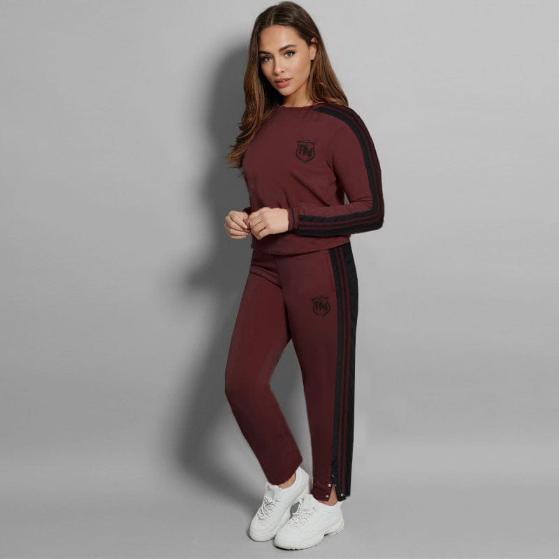 Funky’s Women Tiro-21 Maroon Tracksuit