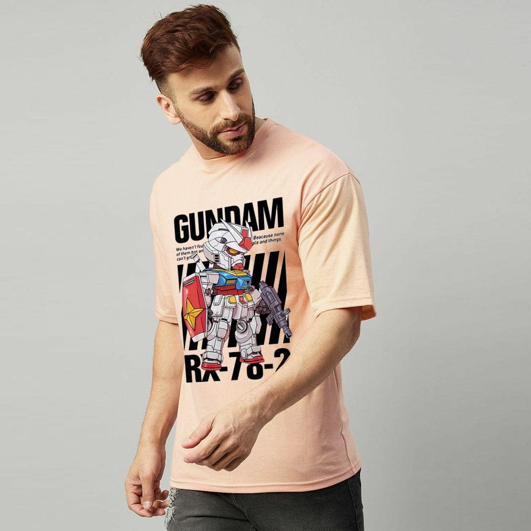 Jupiter Men&#39;s Oversized Off Shoulder Mini Robo Tee Shirt ( with minor fault )