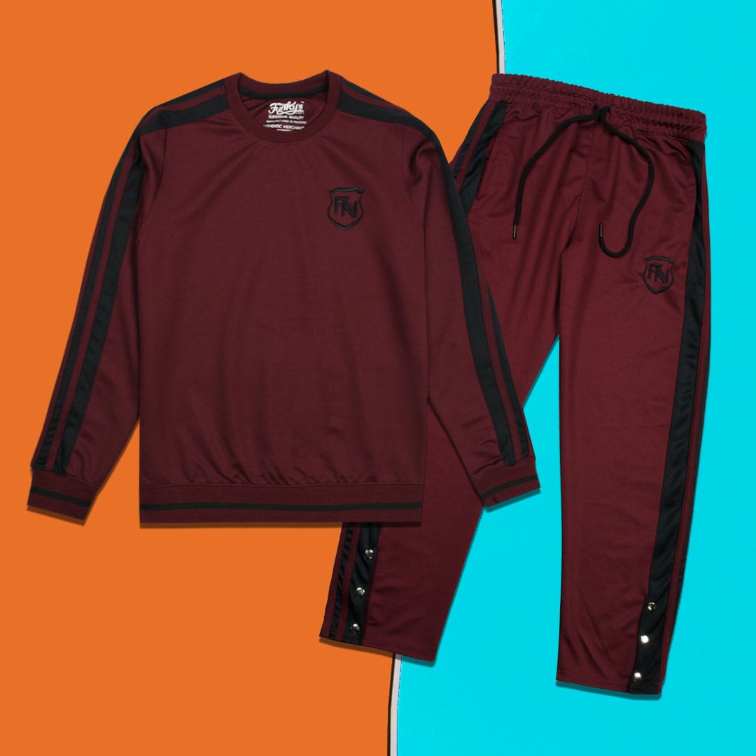 Funky’s Women Tiro-21 Maroon Tracksuit