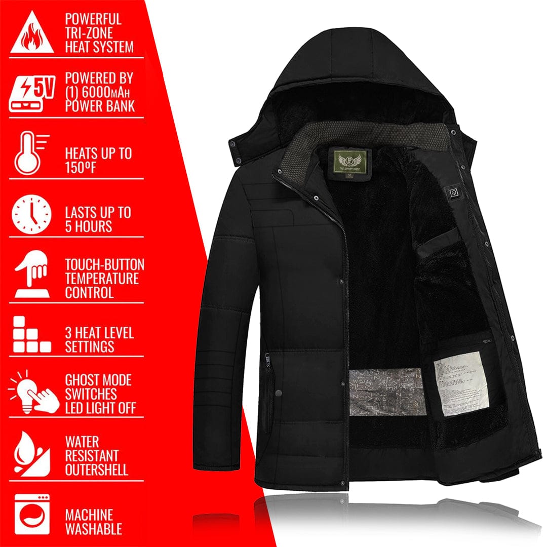 Imported Temperature control Heating thick padded puffer Jacket