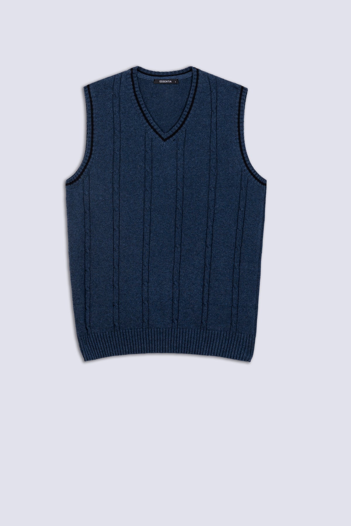 Men&#39;s Knitted V-Neck Sweater