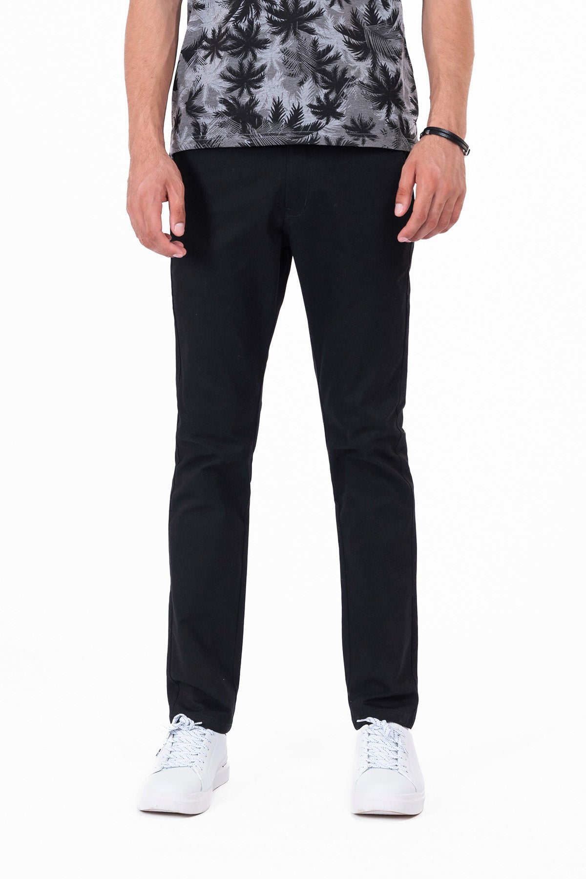 Men&#39;s Plain Black Cotton Pant