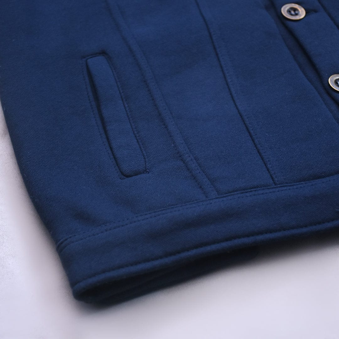 Jupiter Denim Style Heavy Fleece Jacket