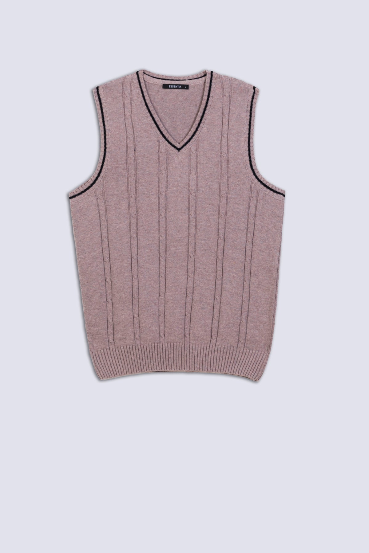 Men&#39;s Knitted V-Neck Sweater