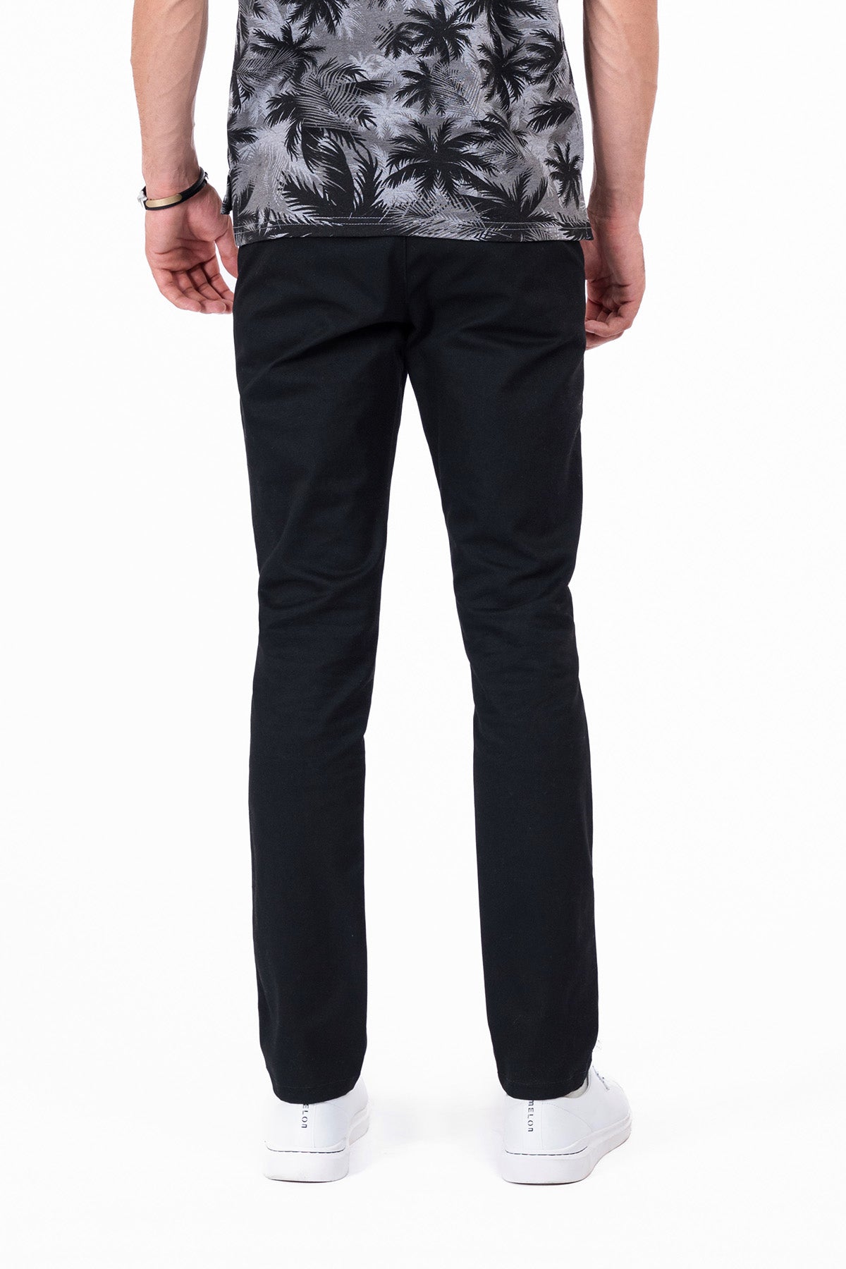 Men&#39;s Plain Black Cotton Pant