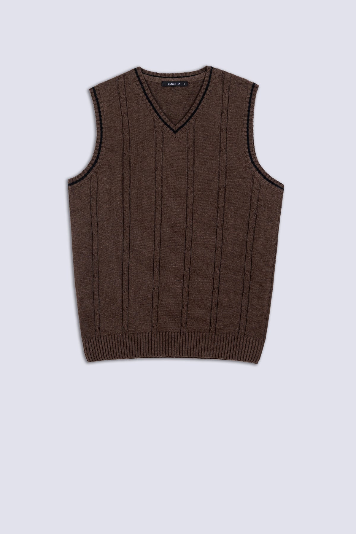 Men&#39;s Knitted V-Neck Sweater