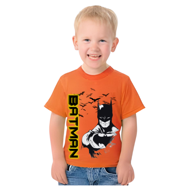 BAT MAN Printed T Shirt for Kids