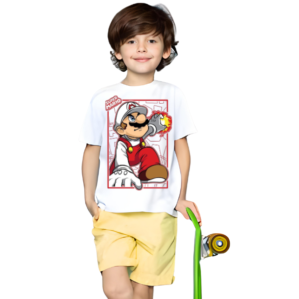 Super Mario T Shirt For Kids