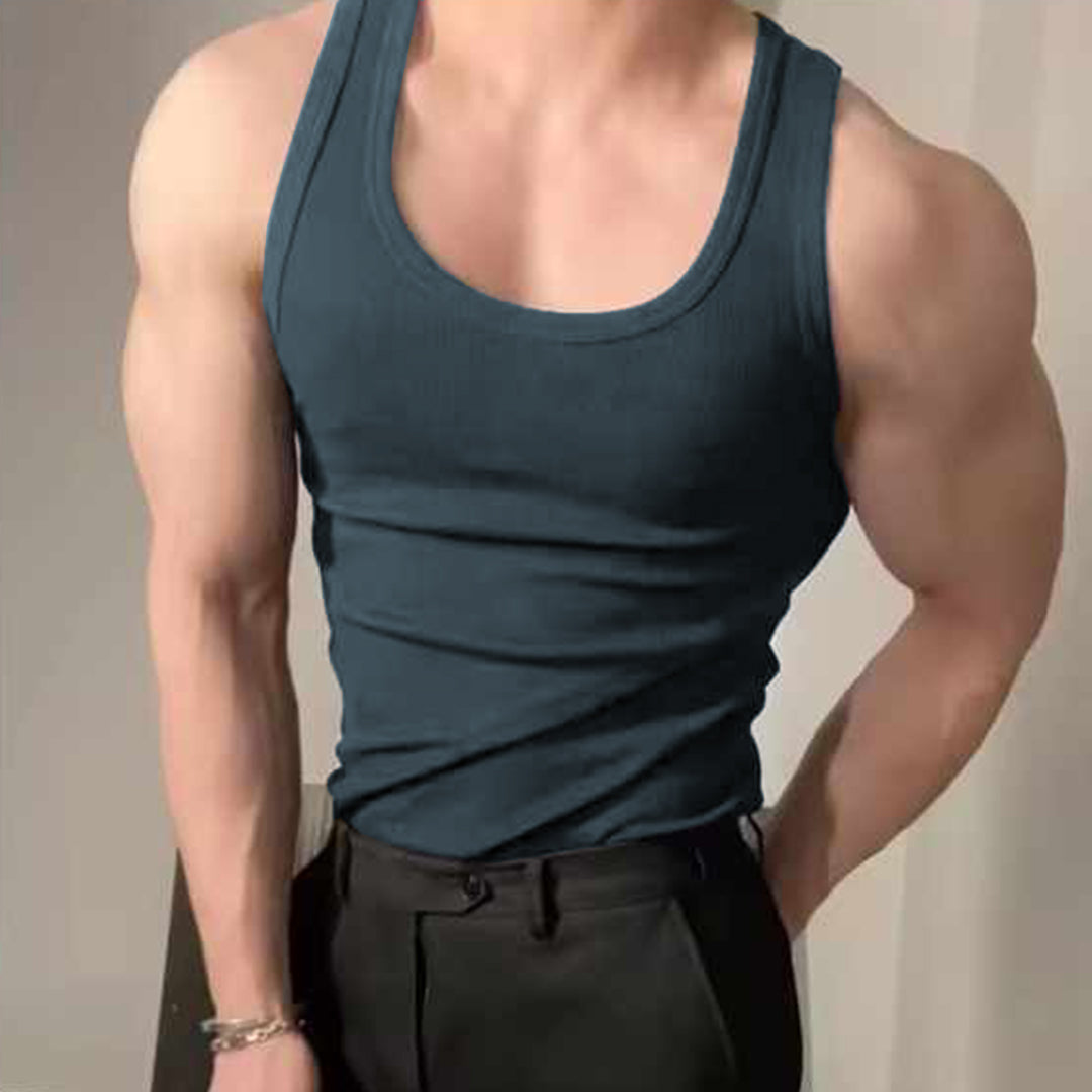 Jupiter Solid Color Sleeveless Fitness Tank Tops