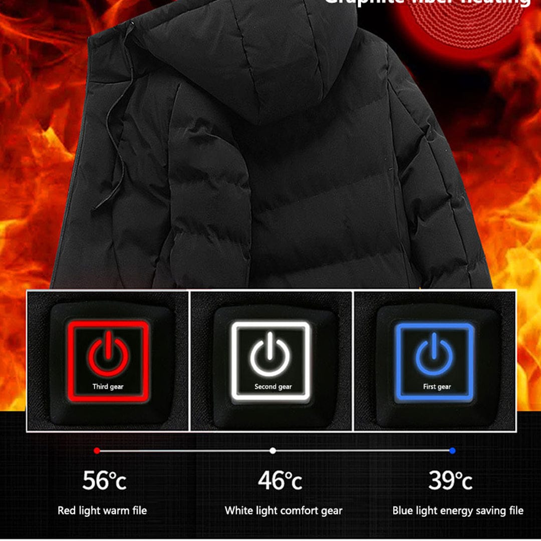 Imported Temperature control Heating thick padded puffer Jacket