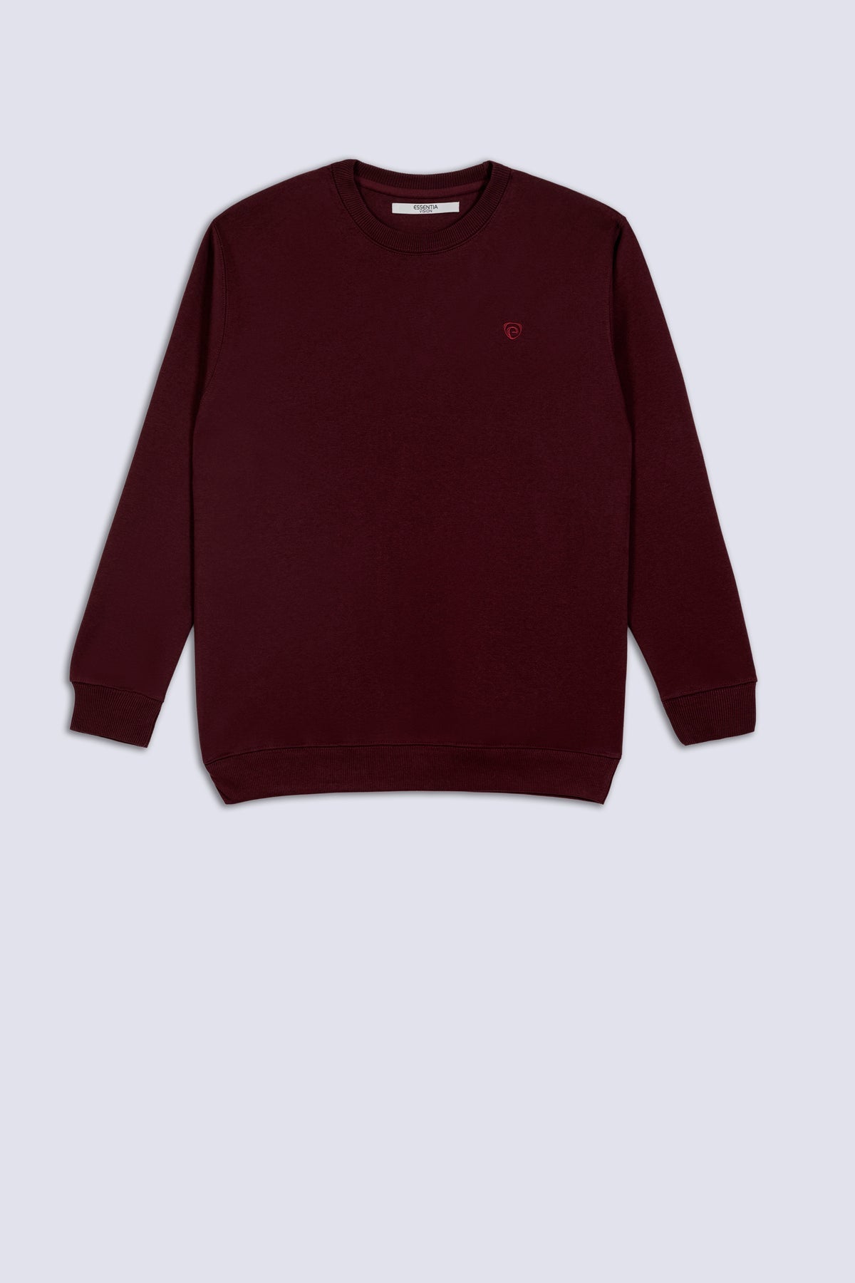 Maroon Fleece Men&#39;s Sweatshirt.