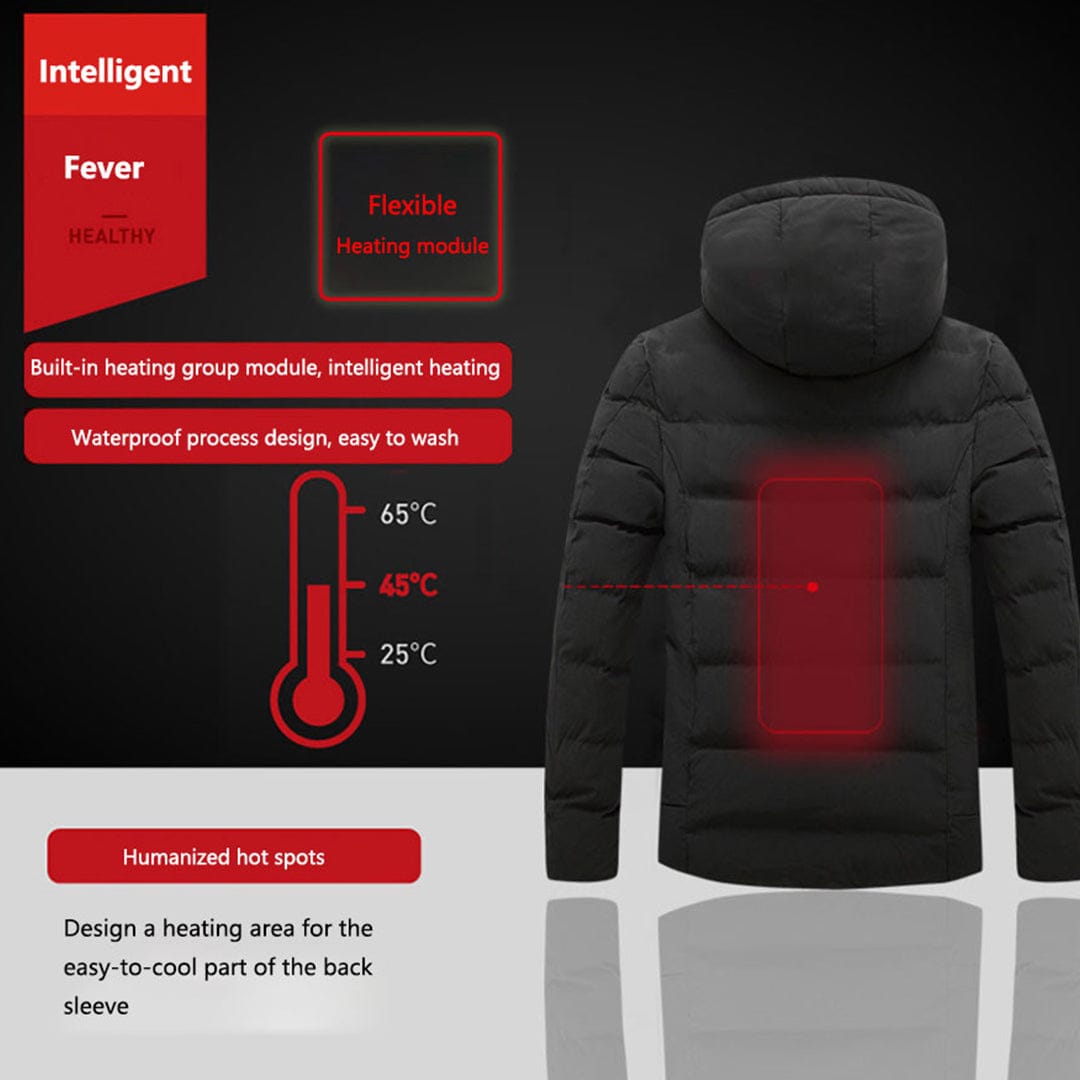 Imported Temperature control Heating thick padded puffer Jacket