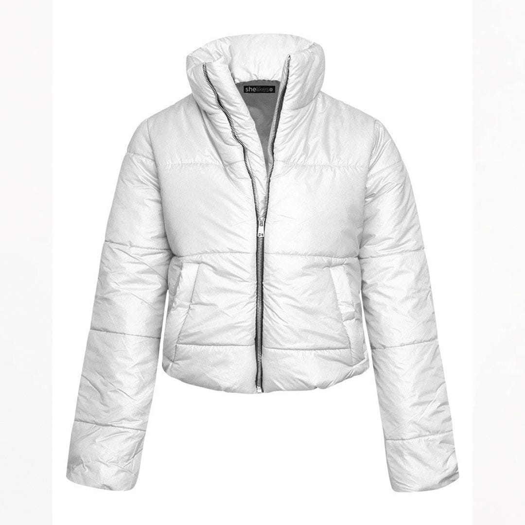 Women’s cropped padded puffer jacket