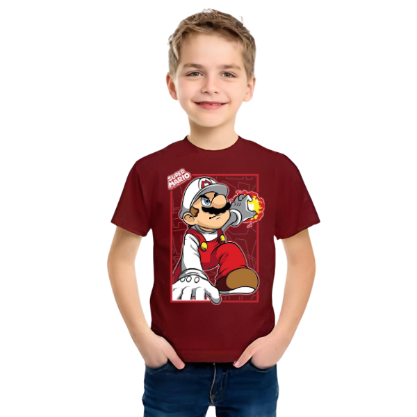 Super Mario T Shirt For Kids