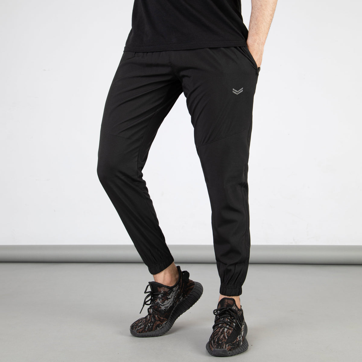 Black Premium Micro Stretch Tech Pants