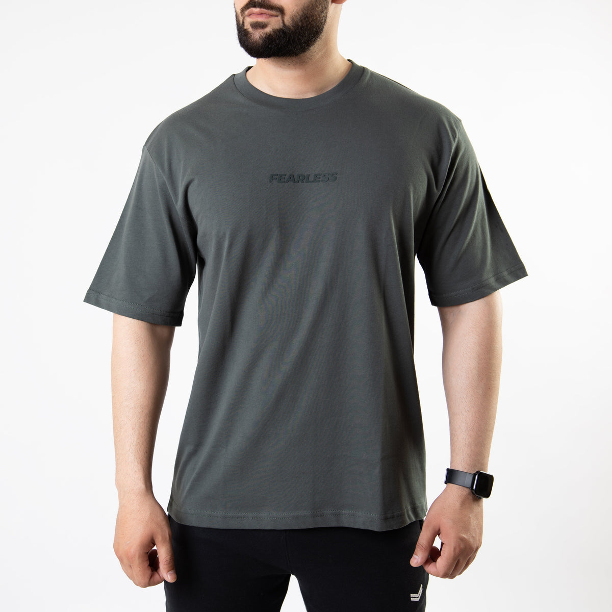 Gray Fearless Relaxed Fit T-Shirt