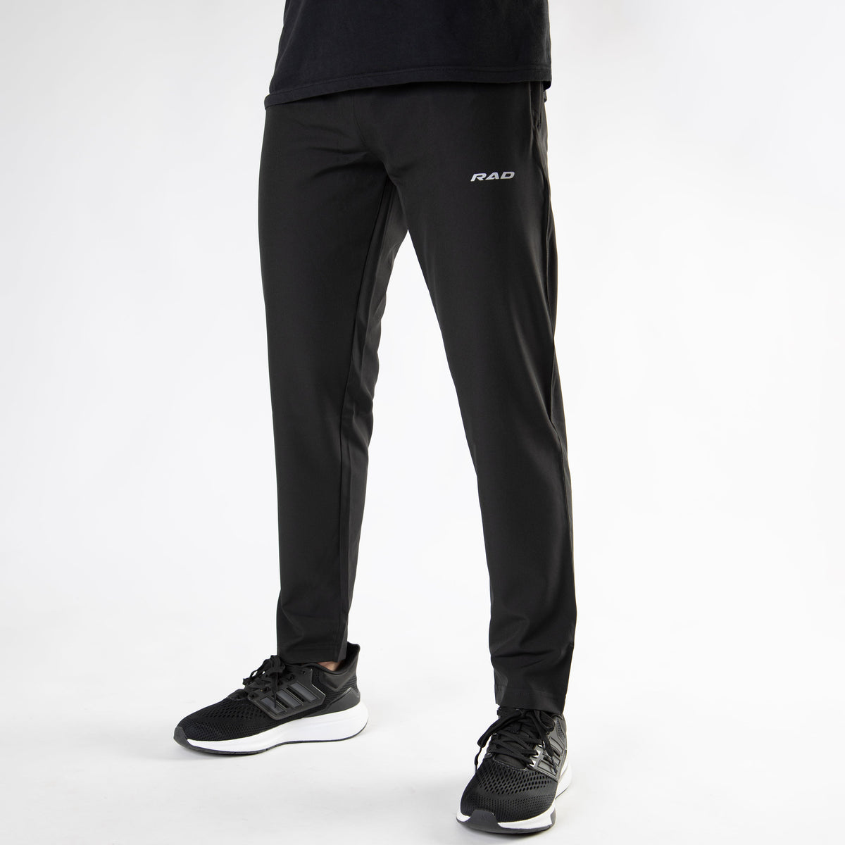 Black Premium Micro Straight Fit Pants