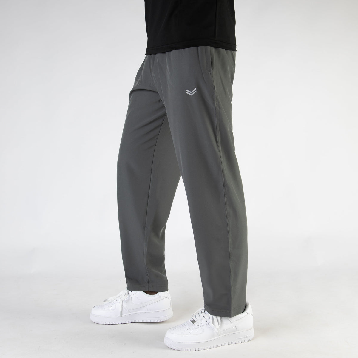 Gray Premium Micro Relaxed Fit Trousers