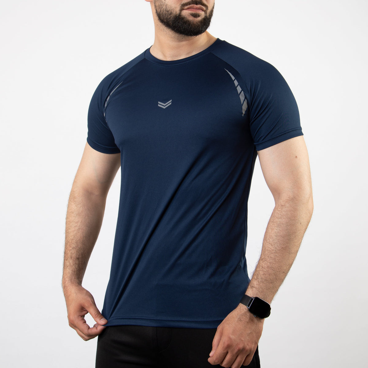 Navy Hyper Series Quick Dry T-Shirt with Reflectors