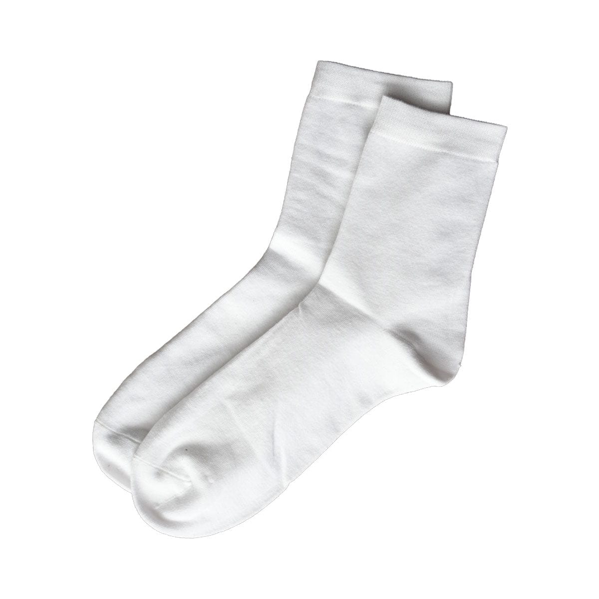 Haolaoban White Plain Socks