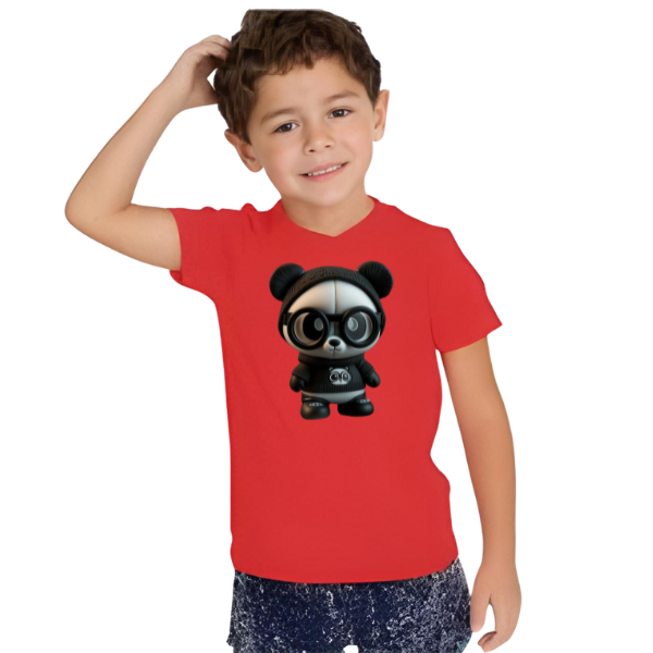 Cute Panda T Shirt For Kids