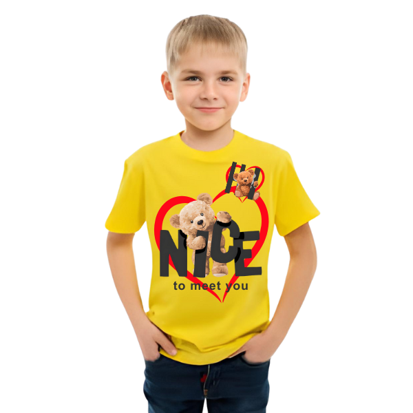 NICE TO MEET YOU KIDS T SHIRT