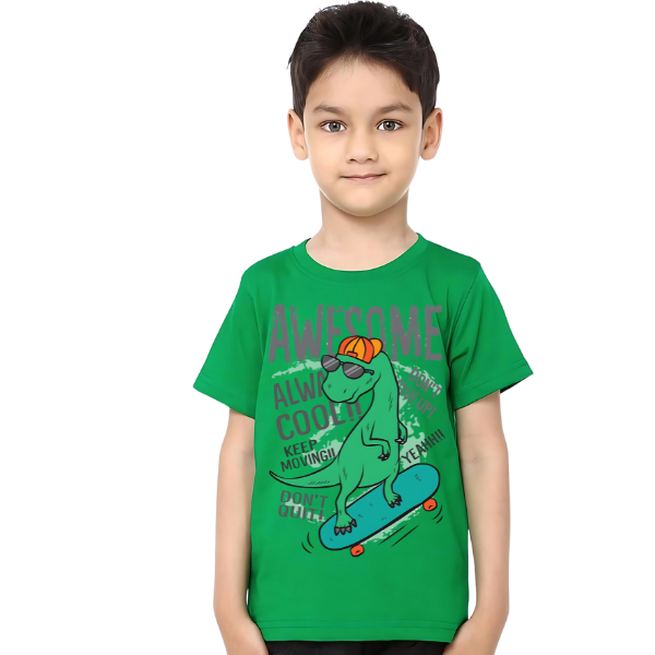 AWESOME DINO T Shirt for Kids