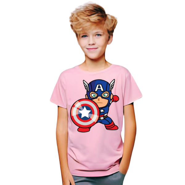 Captain America T Shirt For Kids