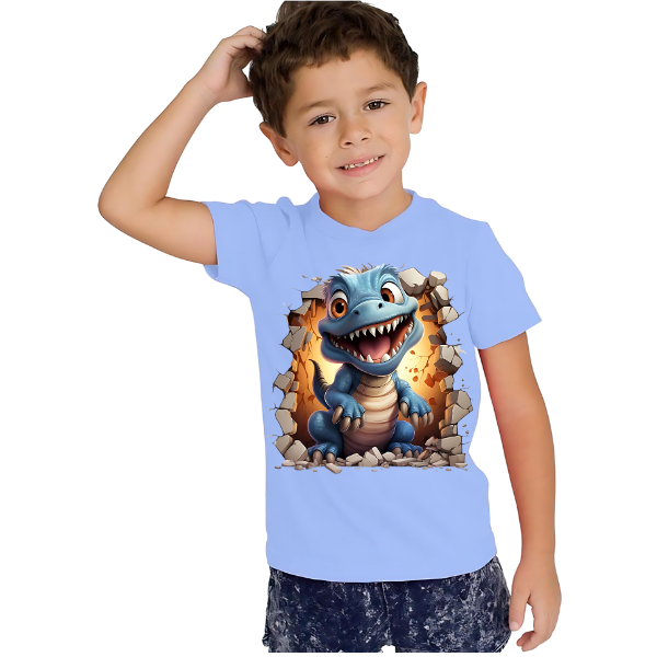 LITTLE DINO KIDS T SHIRT