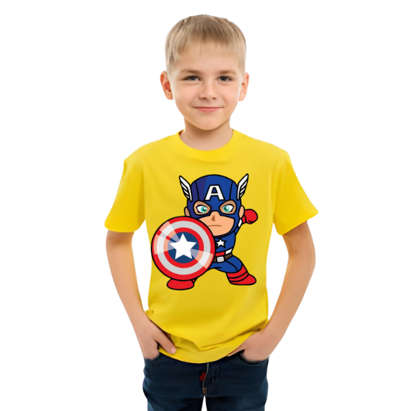 Captain America T Shirt For Kids