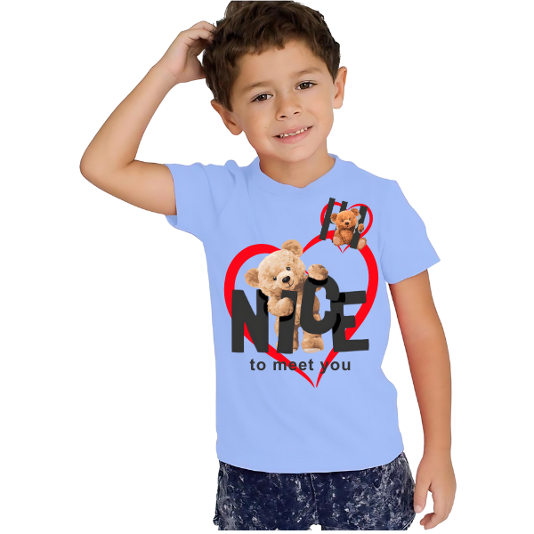 NICE TO MEET YOU KIDS T SHIRT