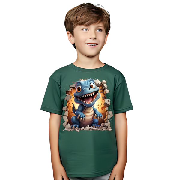 LITTLE DINO KIDS T SHIRT