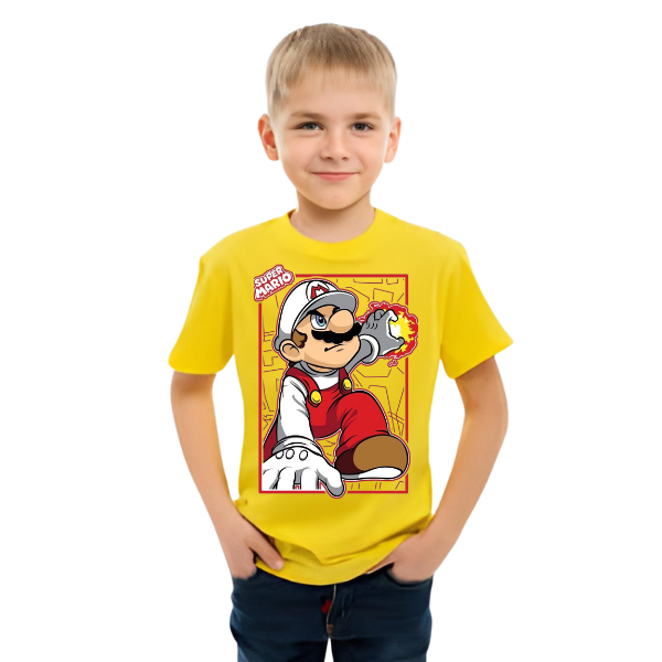 Super Mario T Shirt For Kids