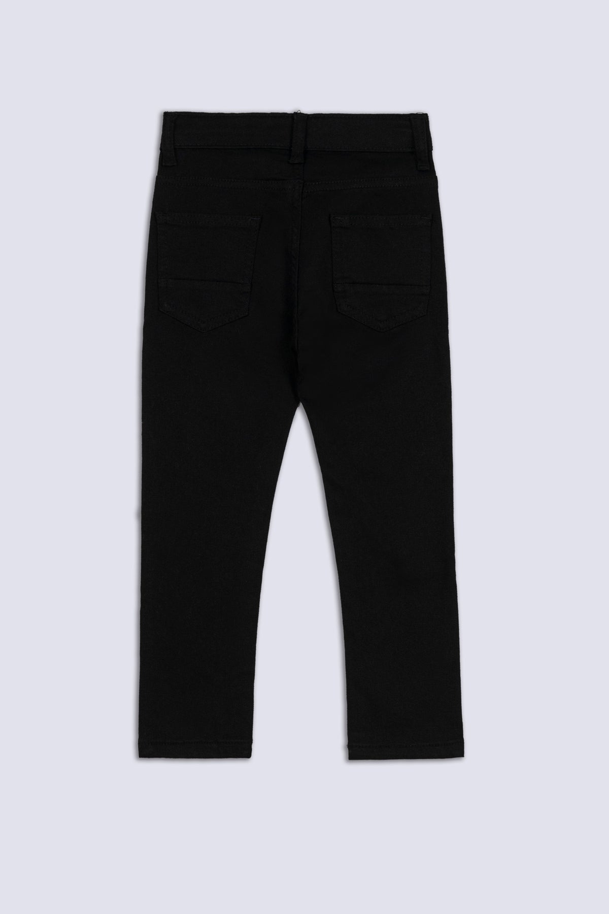 Jet Black Boy&#39;s Cotton Jeans