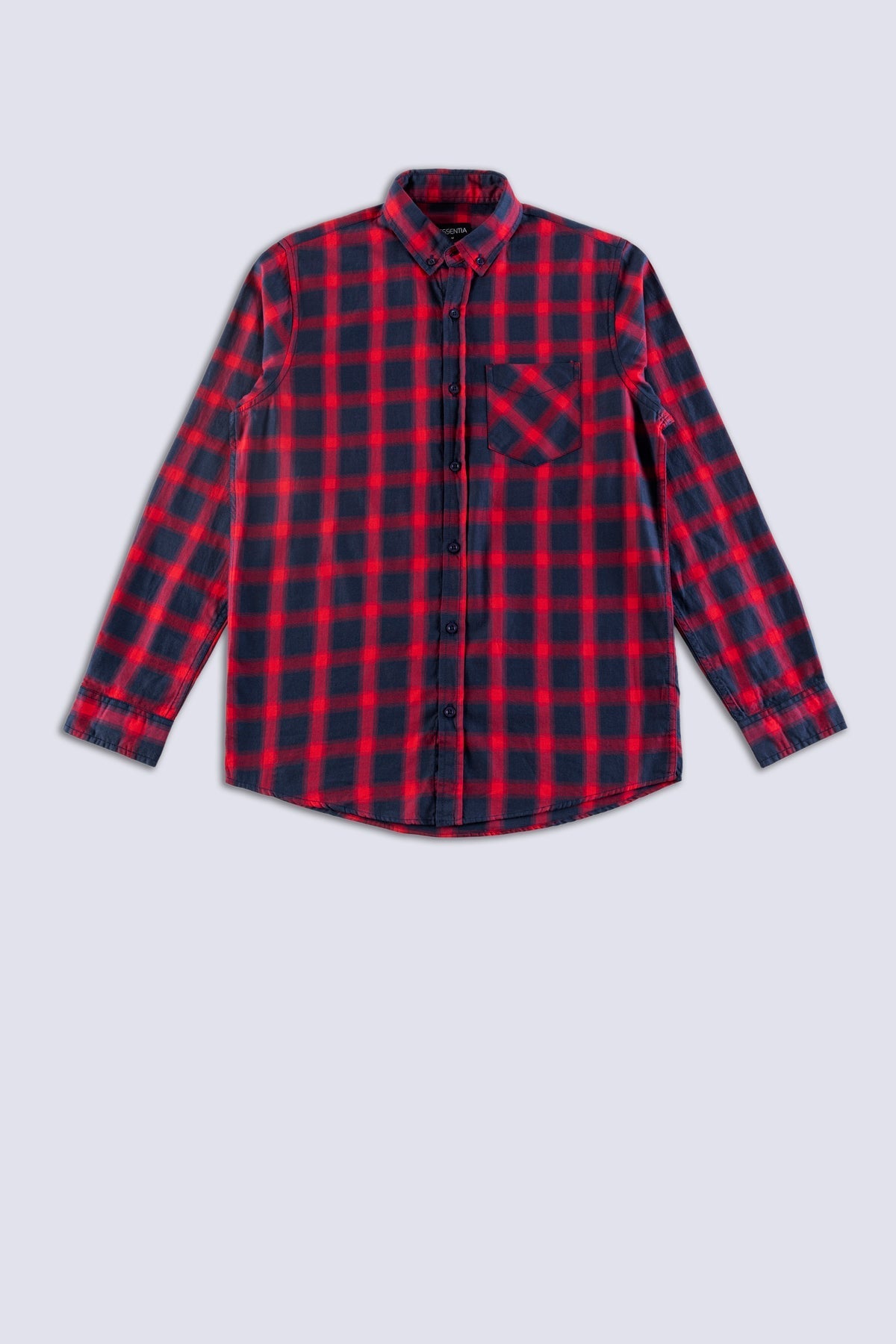 Red &amp; Black Men&#39;s Casual Shirt