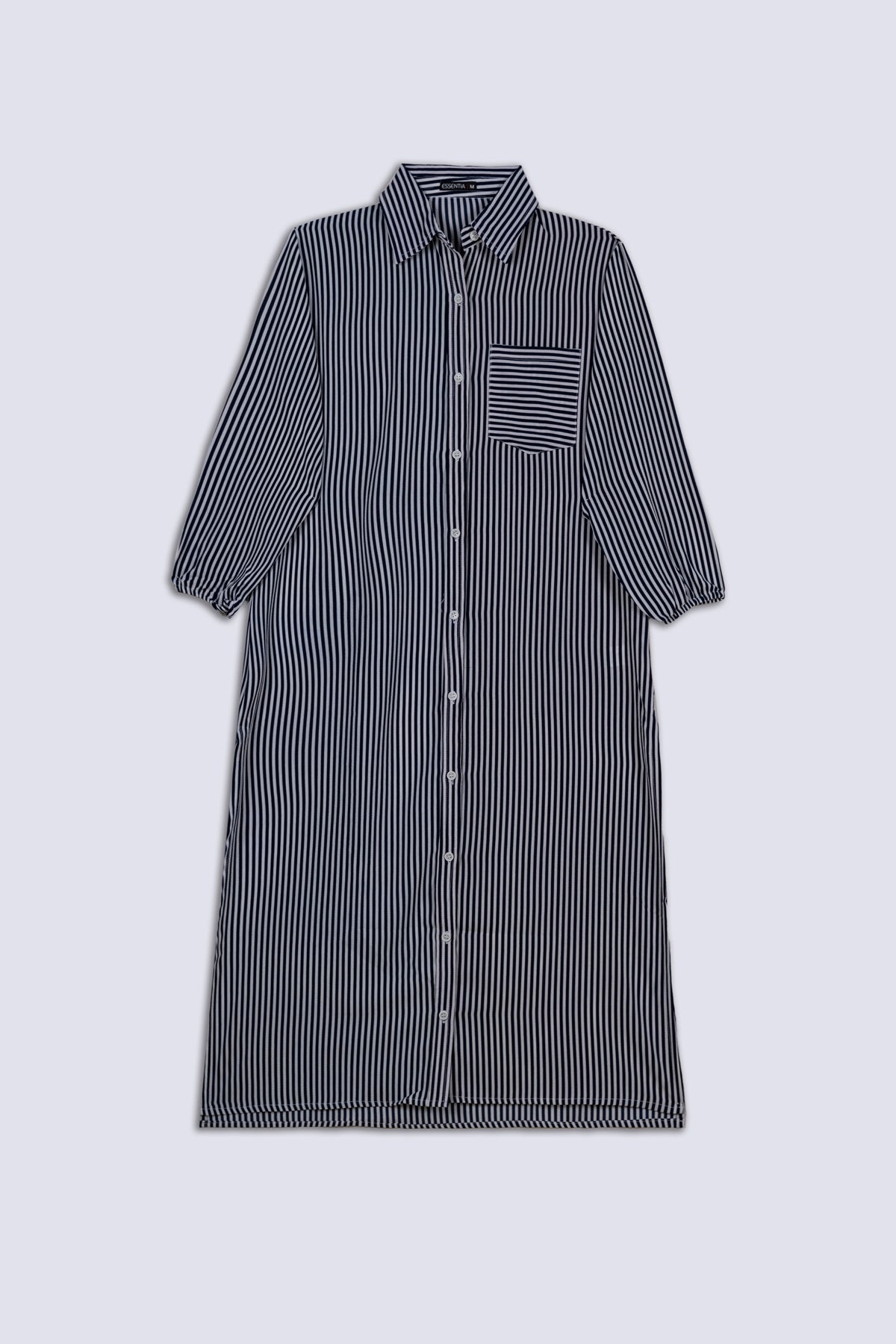 Striped Ladies Long Shirt