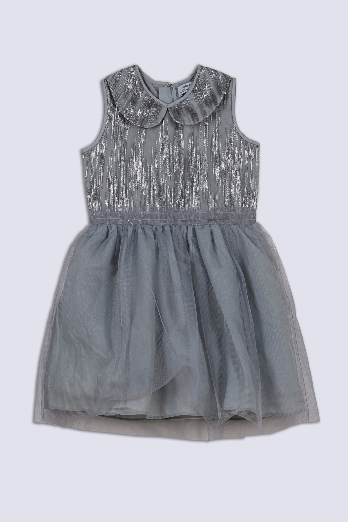 Grey Girl&#39;s Fancy Frock