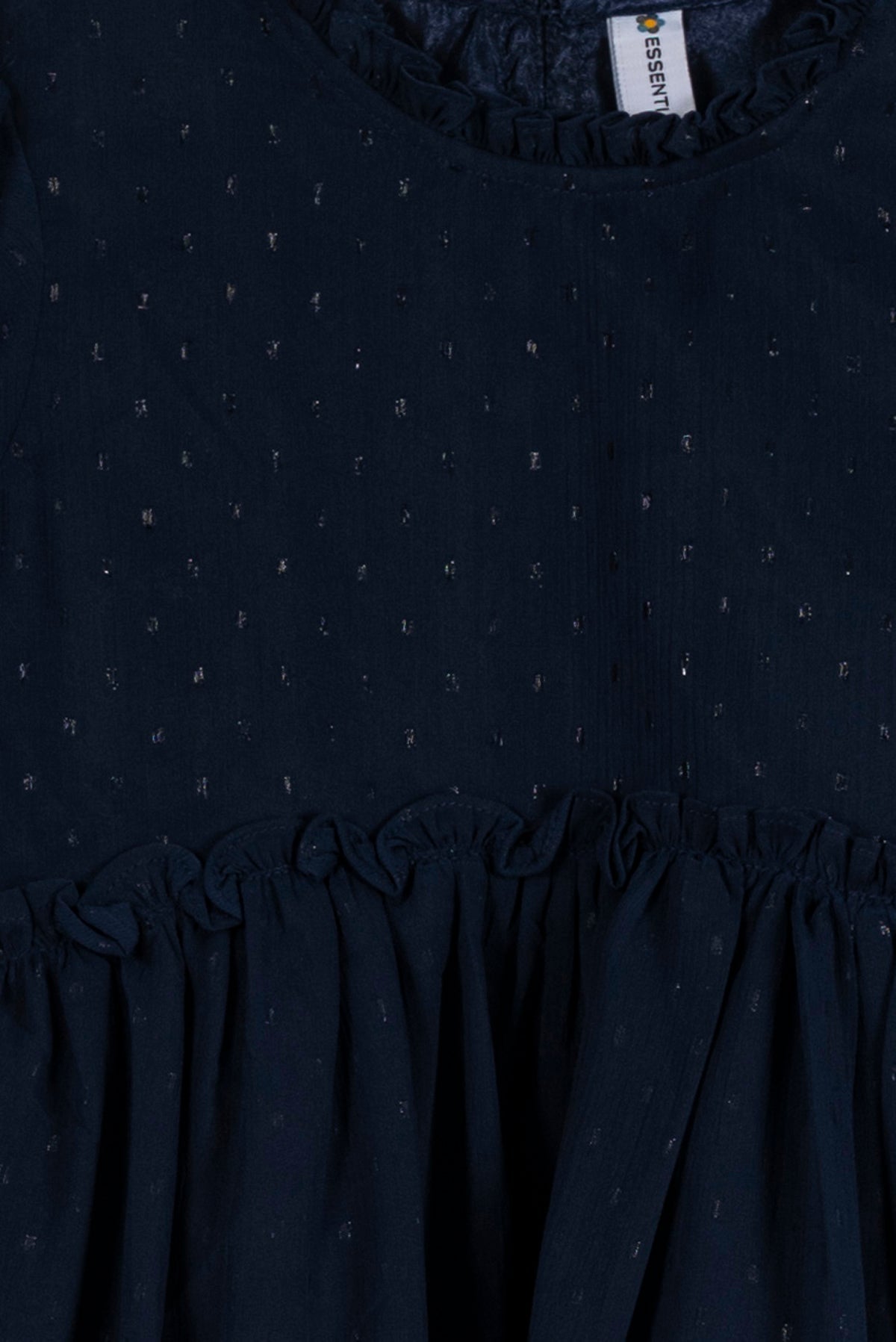 Navy Blue Girl&#39;s Fancy Frock