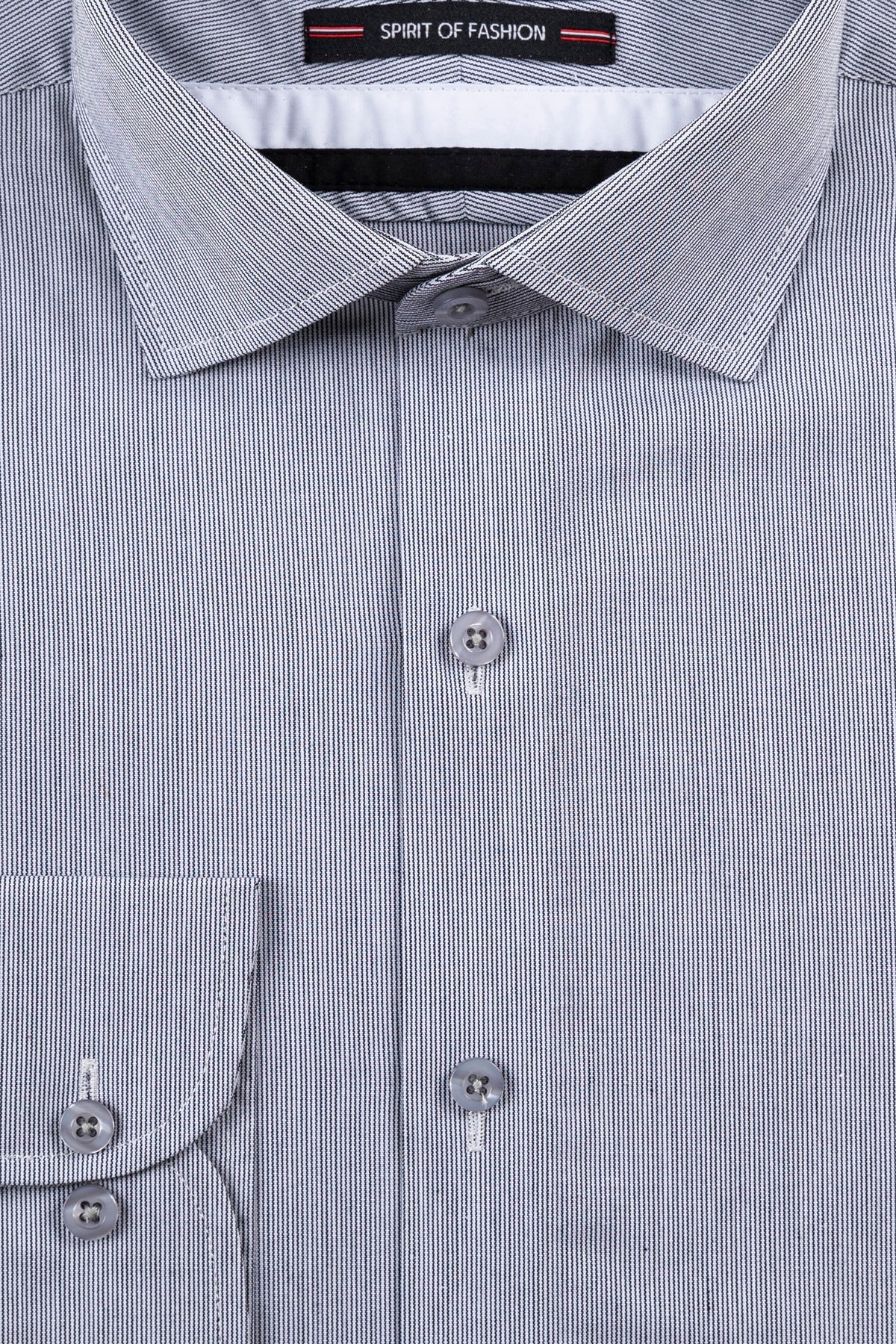 White &amp; Grey Men&#39;s Dress Shirt