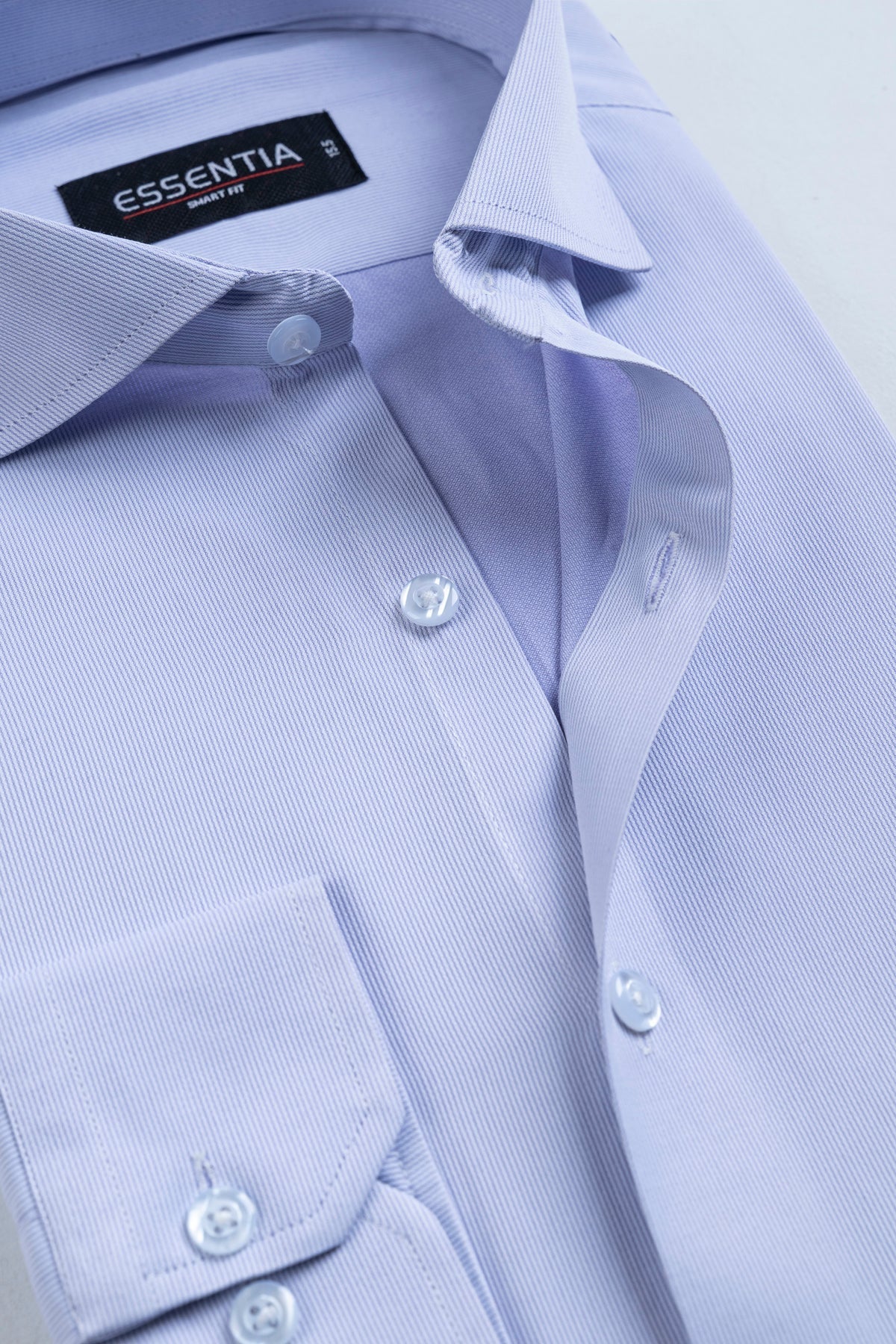 Lt Purple Self Men&#39;s Dress Shirt