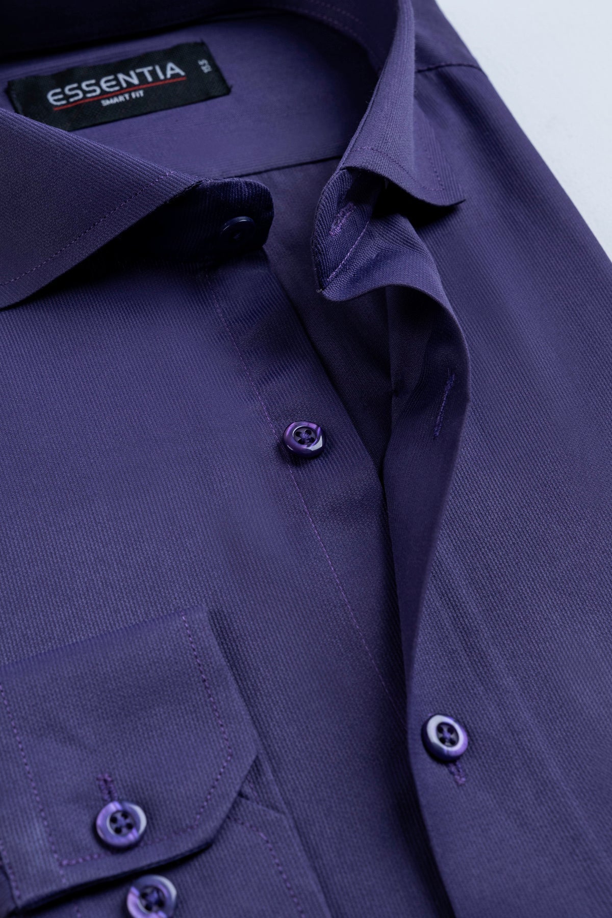 Purple Self Men&#39;s Dress Shirt