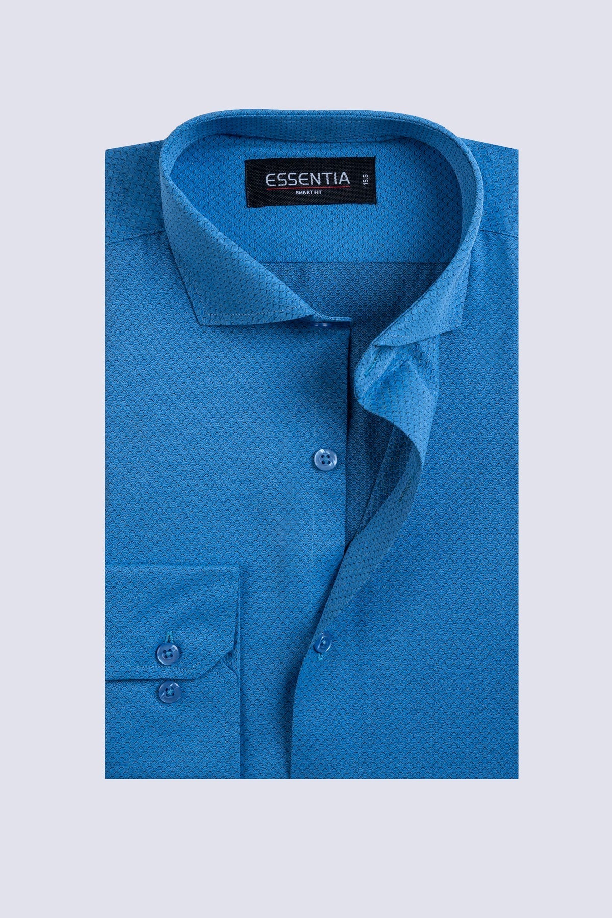 Teal Blue Men&#39;s Dress Shirt