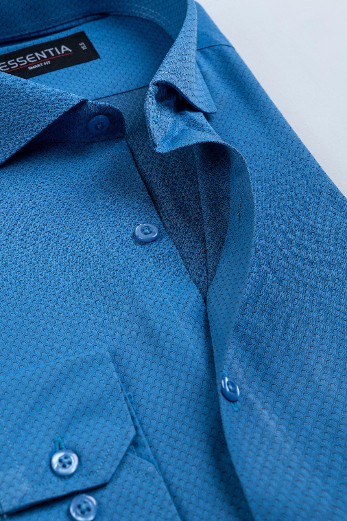 Teal Blue Men&#39;s Dress Shirt