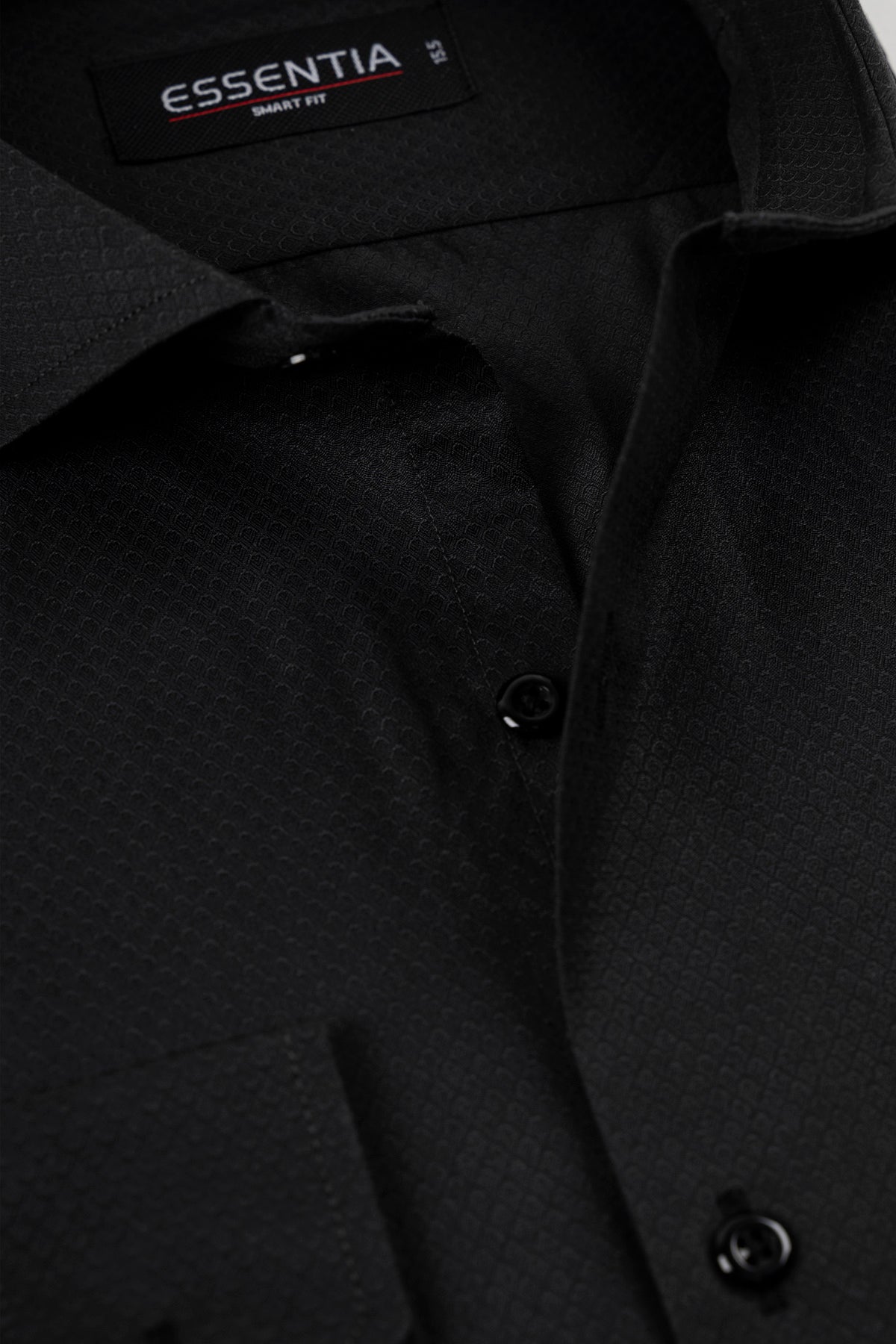 Black Self Men&#39;s Dress Shirt