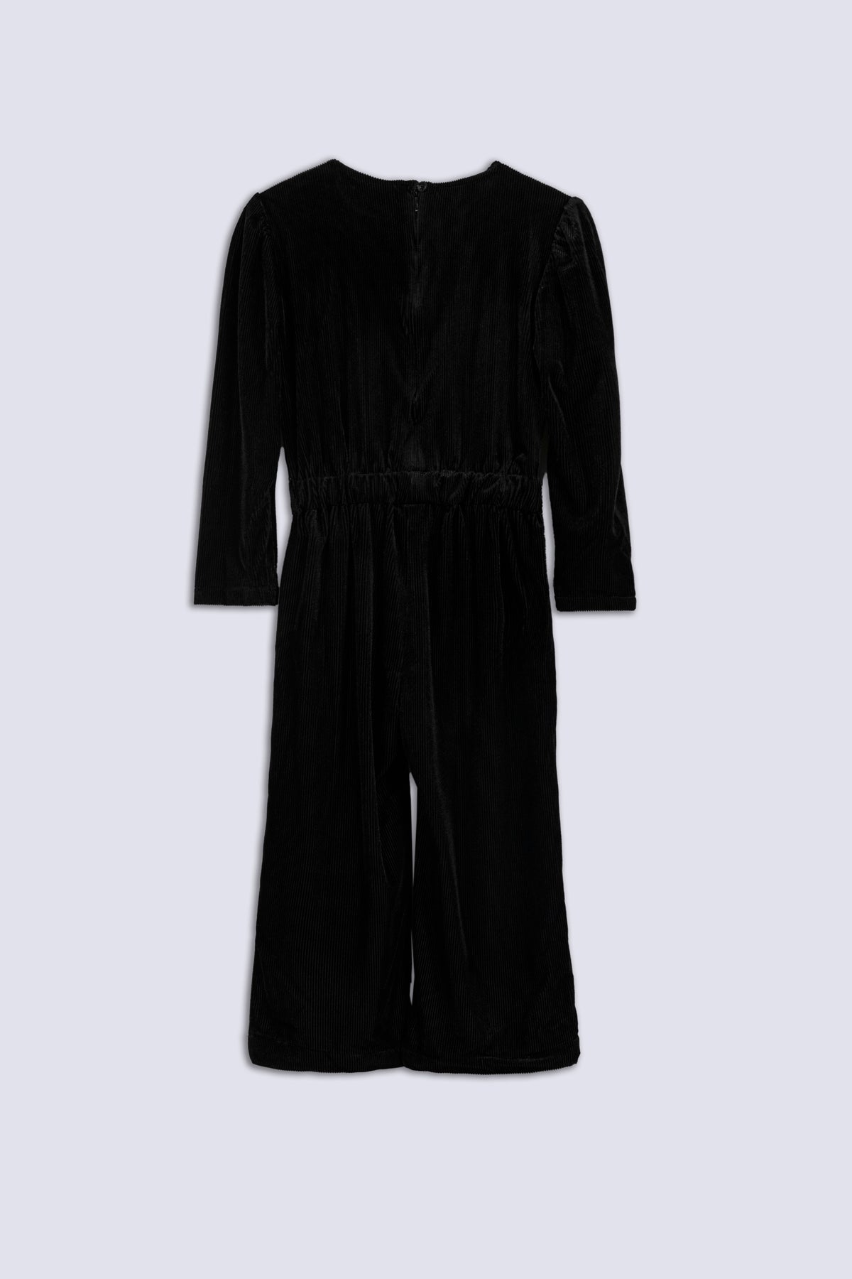 Black Velvet Girl&#39;s Jumpsuit