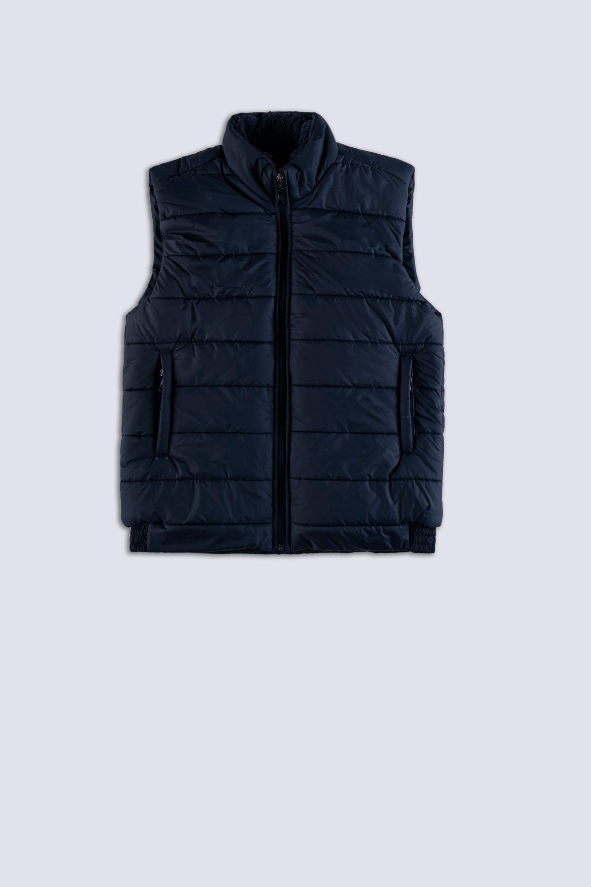 Navy Blue Men&#39;s Puffer Jacket