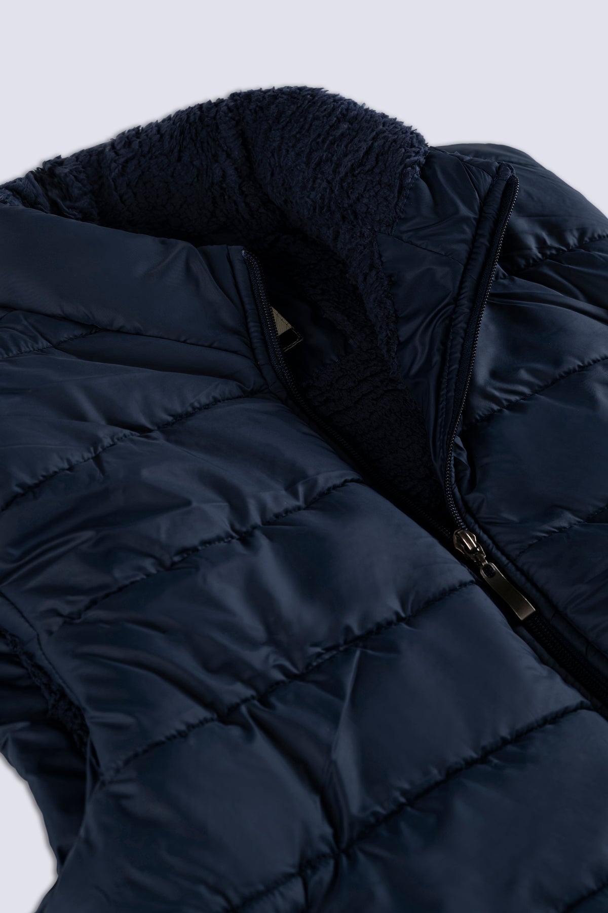 Navy Blue Men&#39;s Puffer Jacket