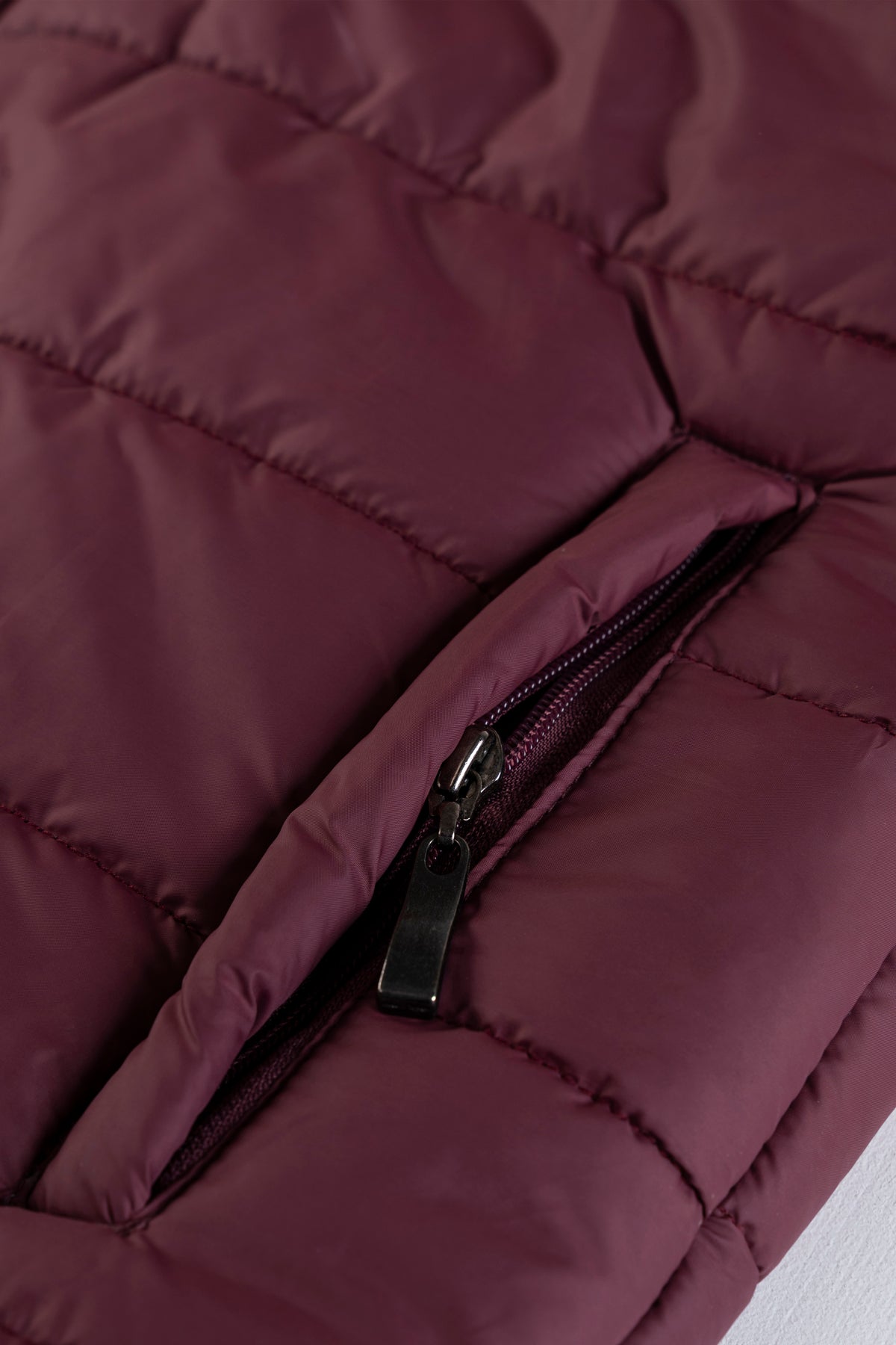 Maroon Men&#39;s Puffer Jacket