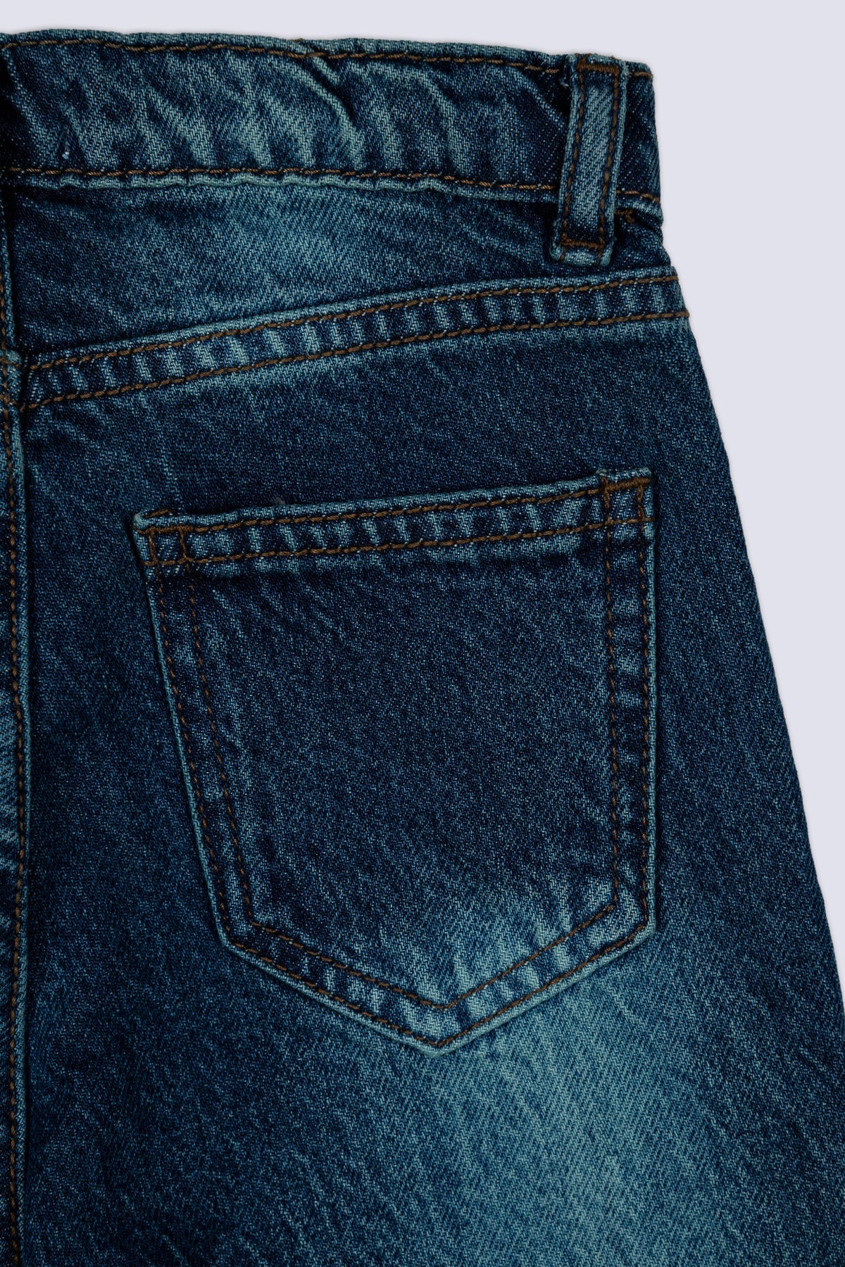 Medium Blue Boy&#39;s Denim Pant