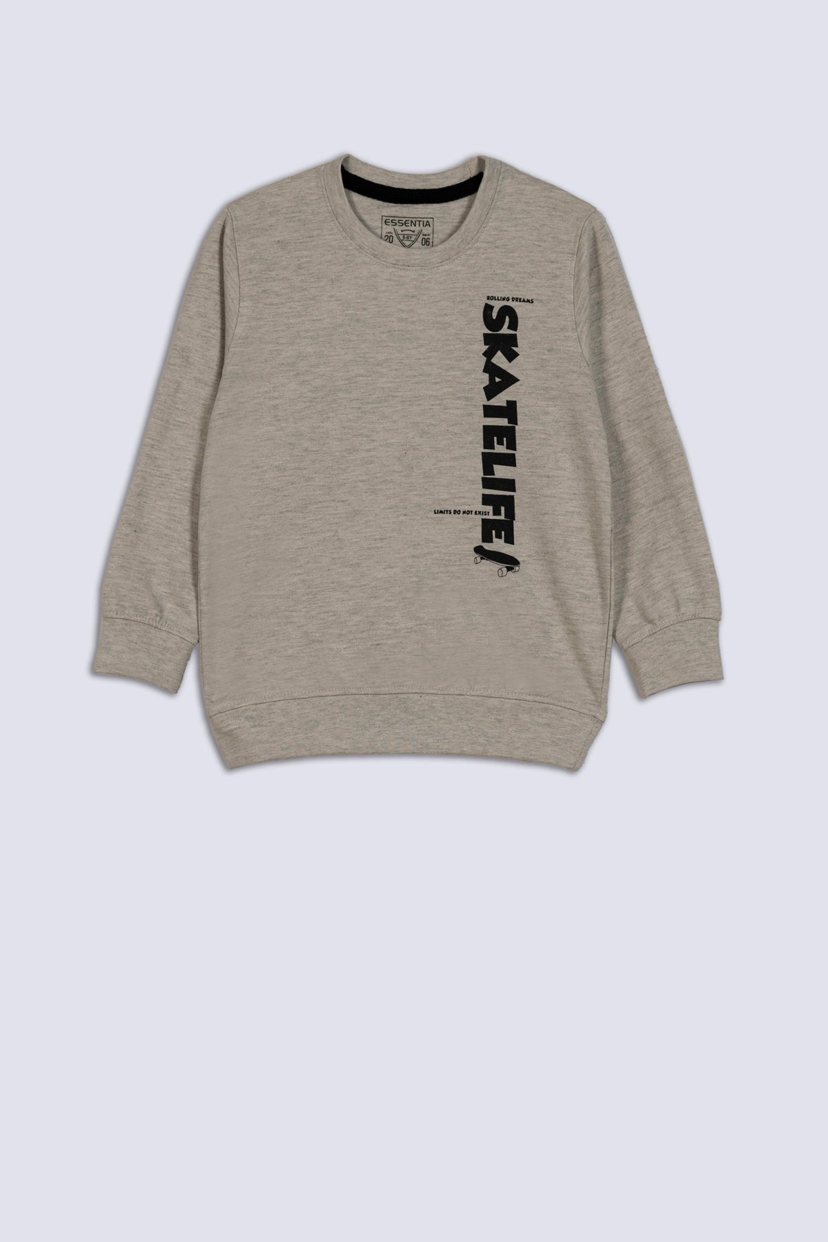 Oatmeal Skatelife Boy&#39;s Sweatshirt.